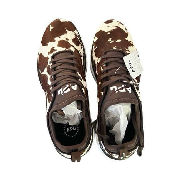 NEW APL Phantom Techloom Calf Hair Cow Print Sneakers Size 9.5 - Picture 3 of 7